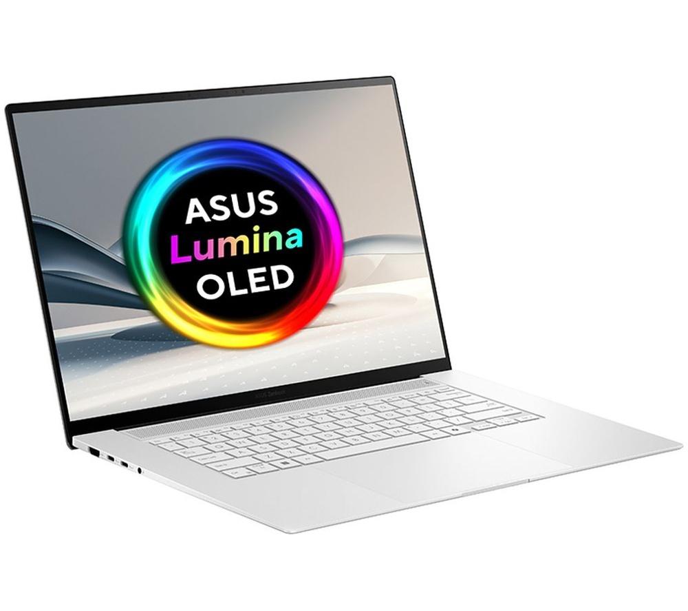 Asus Zenbook S16 Copilot Pc Oled 16" Laptop - Amd Ryzen™ Ai 9, 2Tb Ssd, Scandinavian White, White