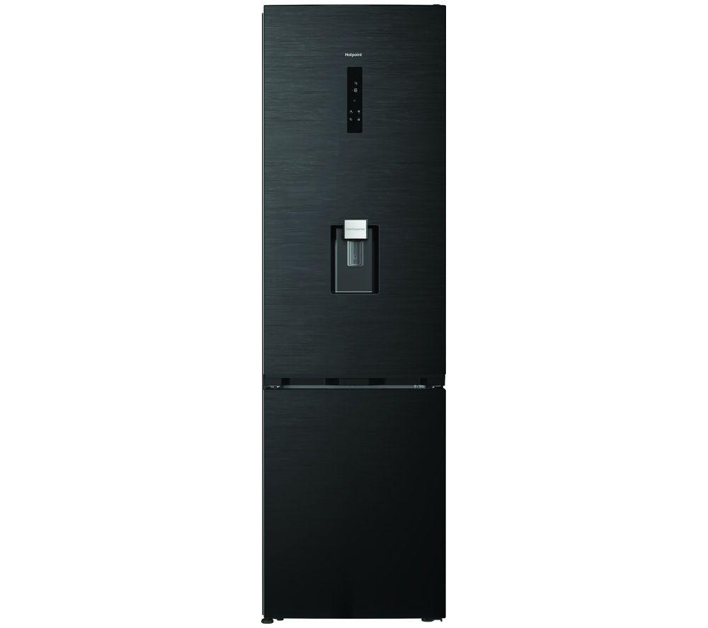HOTPOINT VitalCare HPK 26413W XR6UKEC 70/30 Fridge Freezer - Black Steel