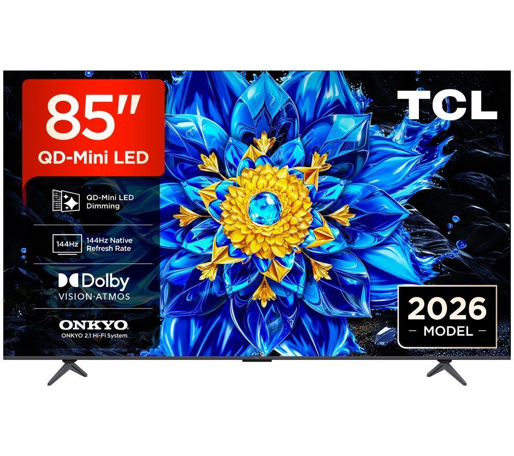 85inch TCL P8L  QD-Mini LED 4K HDR Smart Google TV 2026 - 85P8L-UK