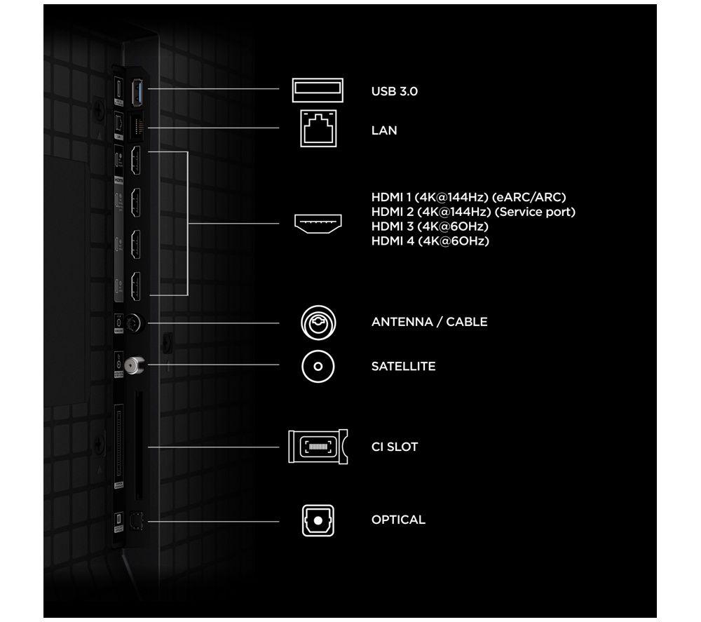 TCL P8L 85" QD-Mini LED 4K HDR Smart Google TV 2026 - 85P8L-UK image number 2 of 4