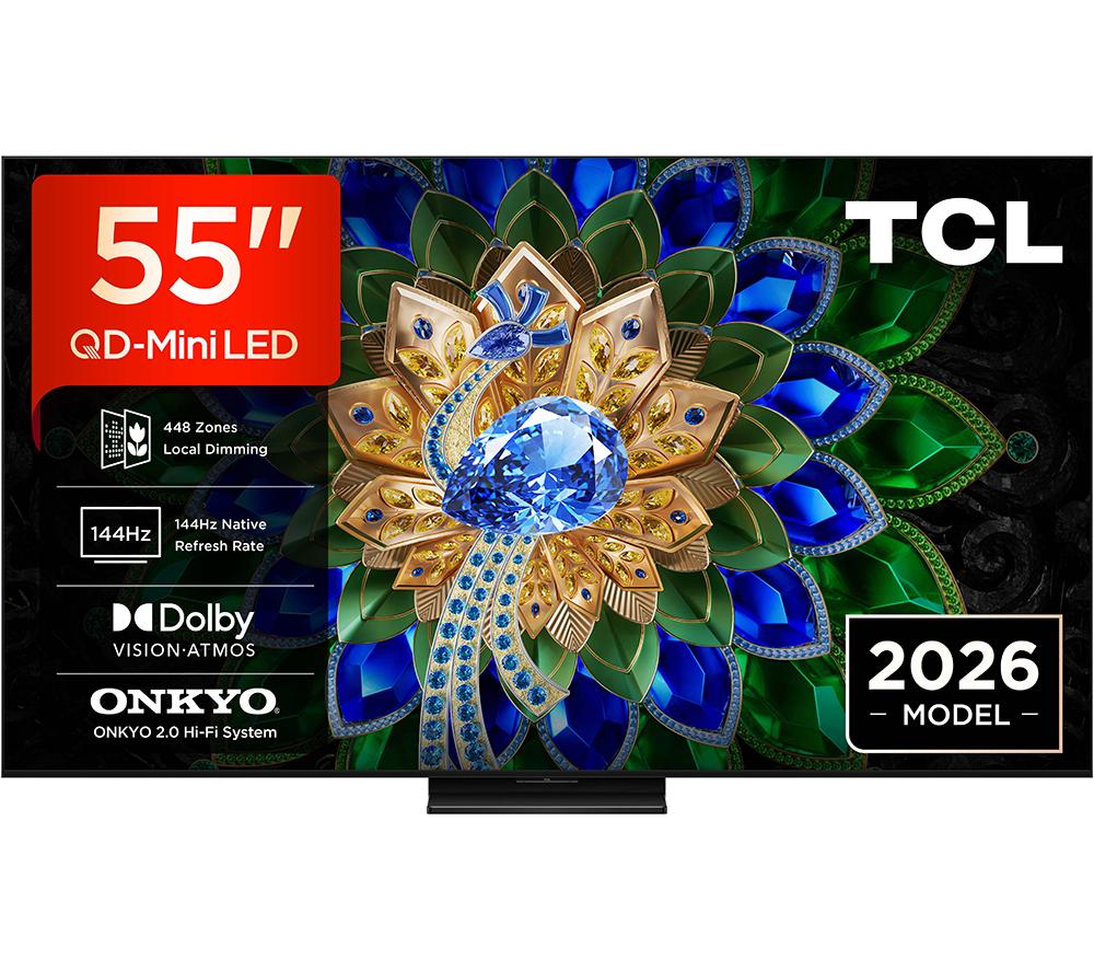55inch Tcl A400U  Premium Wallpaper QD-Mini LED 4K HDR Smart Google TV 2026 - 55A400U-UK