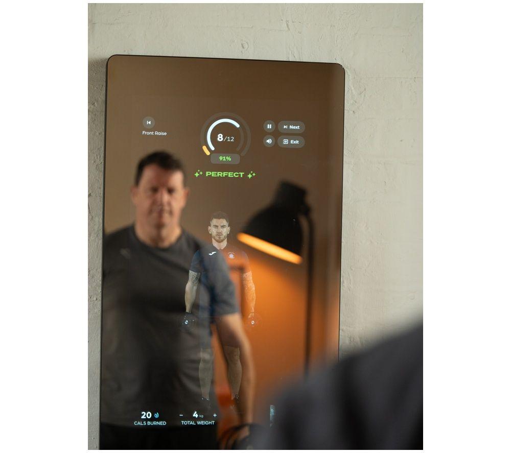 MAGIC AI Fitness Mirror - Black image number 7 of 8