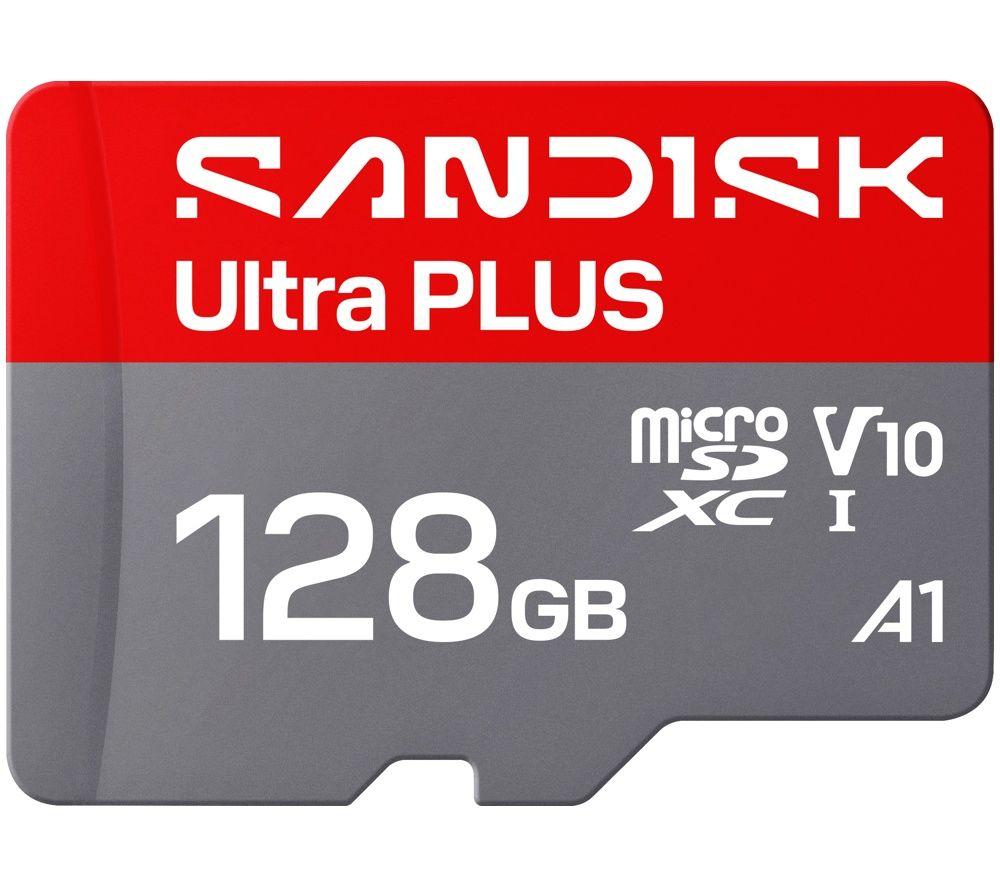 SANDISK Ultra Plus Class microSDXC Memory Card - 128 GB image number 3 of 3