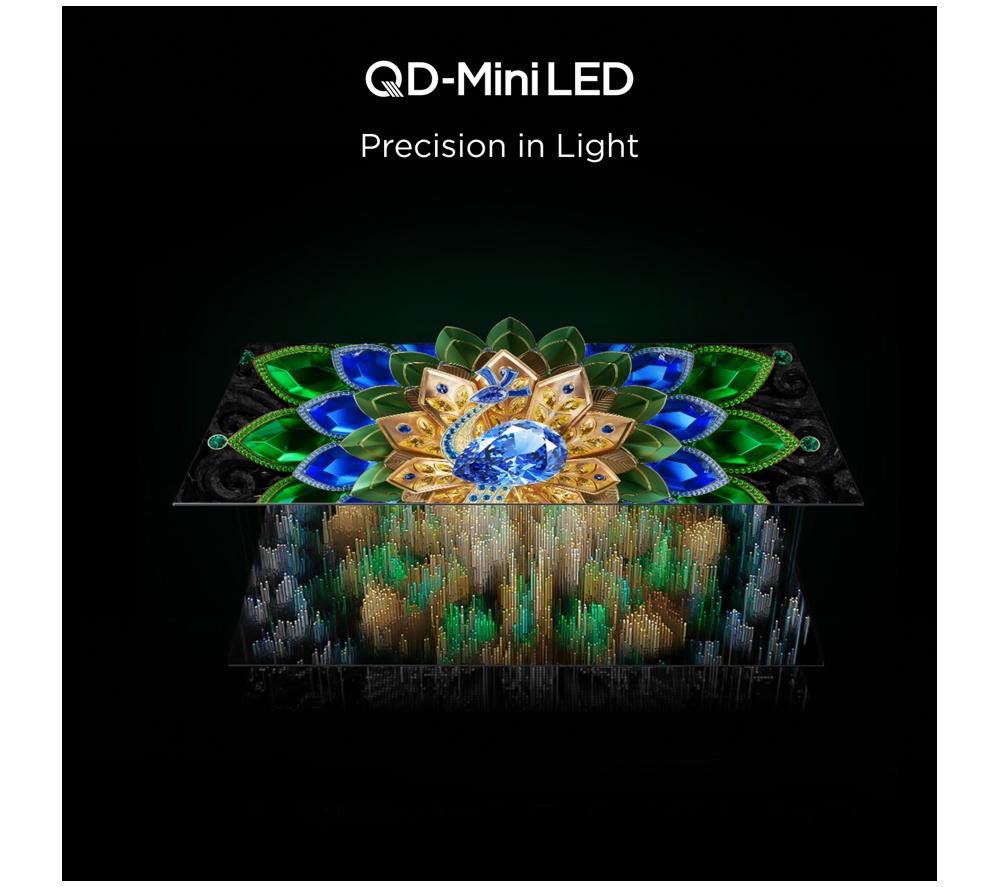 TCL A400U 65" Premium Wallpaper QD-Mini LED 4K HDR Smart Google TV 2026 - 65A400U-UK image number 5 of 13