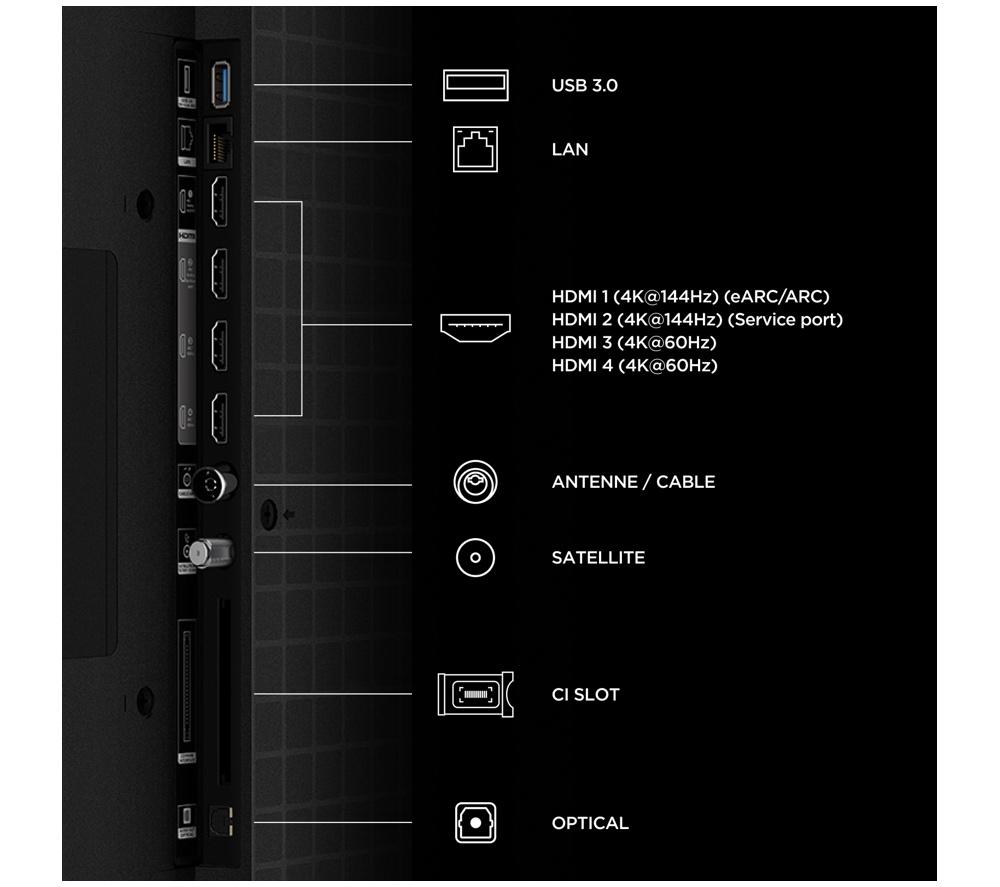 TCL A400U 65" Premium Wallpaper QD-Mini LED 4K HDR Smart Google TV 2026 - 65A400U-UK image number 11 of 13
