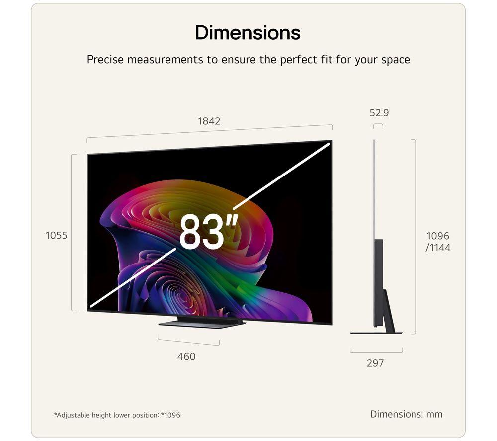 LG C6 83" OLED AI 4K HDR Smart TV 2026 - OLED83C64LA image number 2 of 20