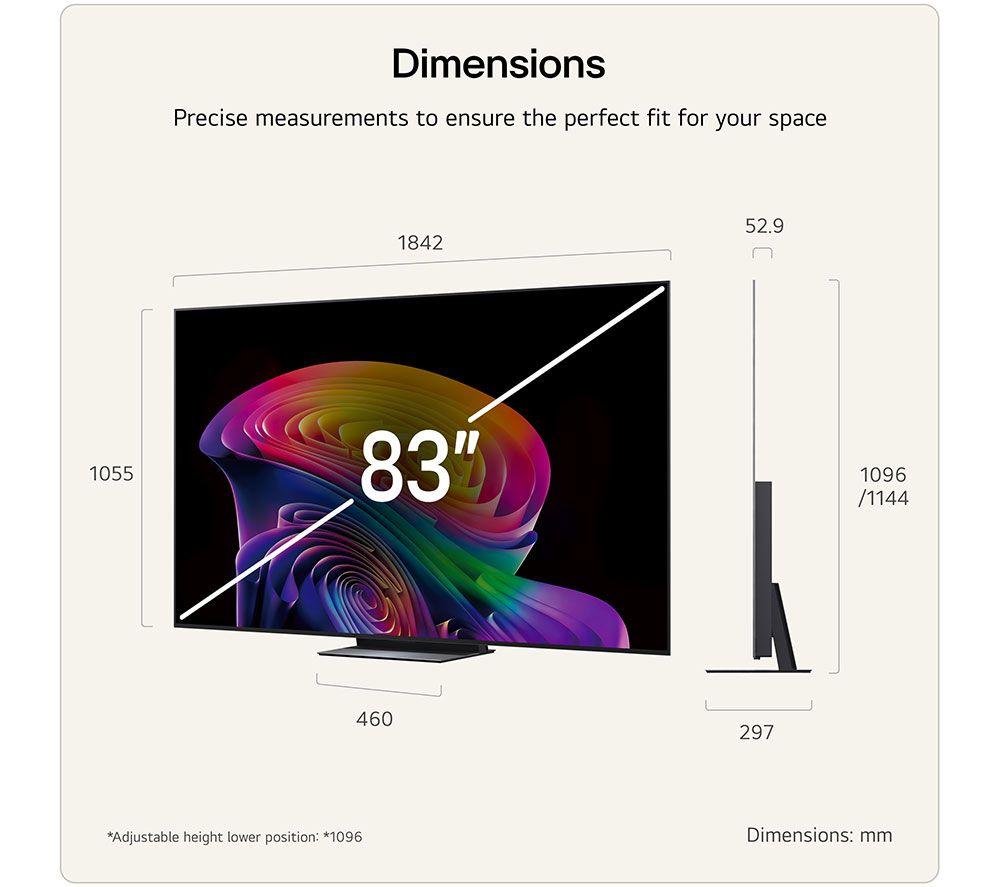 LG C6 83" OLED AI 4K HDR Smart TV 2026 - OLED83C64LA image number 8 of 20