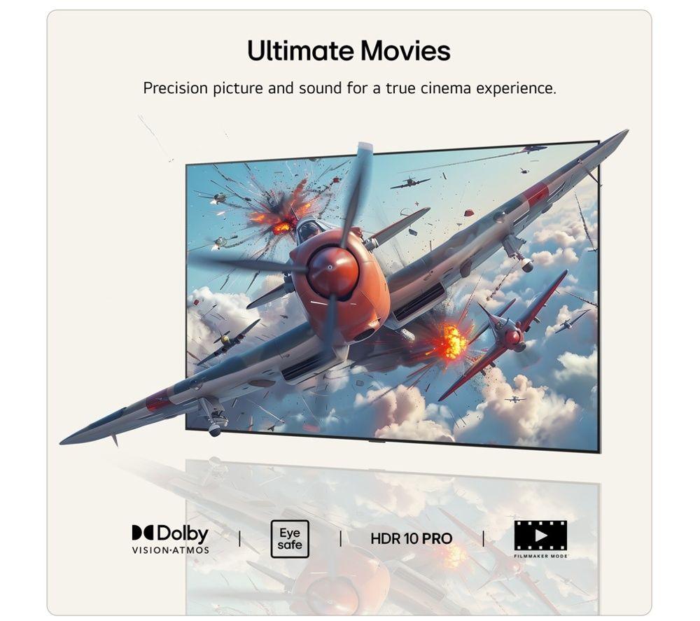 LG G6 65" OLED AI 4K HDR Smart TV 2026 (Wall Mount Version) - OLED65G64LW image number 14 of 29