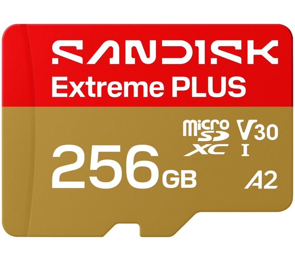 SANDISK Extreme Plus Class 30 Micro SD Card - 256 GB image number 4 of 4