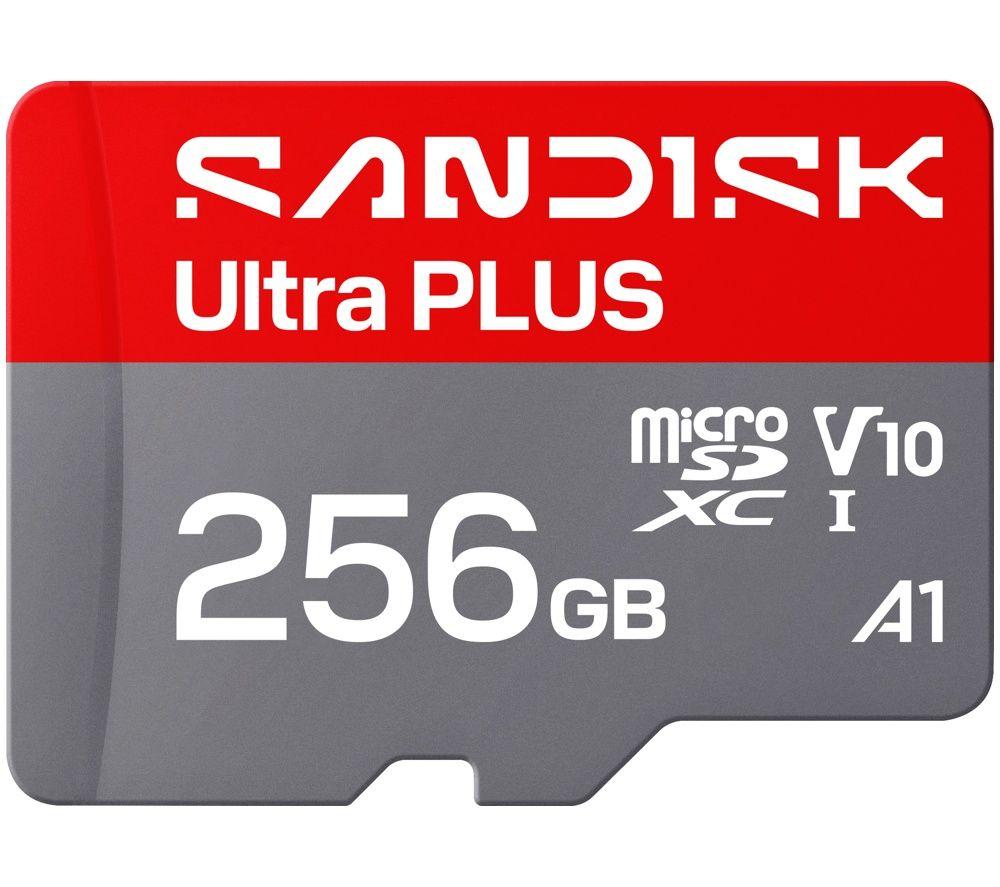SANDISK Ultra Plus Class 10 microSDXC Memory Card - 256 GB image number 3 of 3