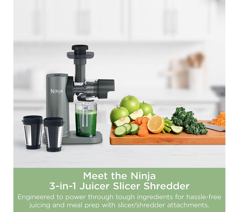 NINJA Cold Press JC152UK 3-in-1 Juicer - Grey image number 2 of 17