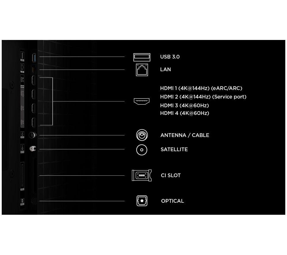 TCL A400U 75" Premium Wallpaper QD-Mini LED 4K HDR Smart Google TV 2026 - 75400U-UK image number 2 of 2
