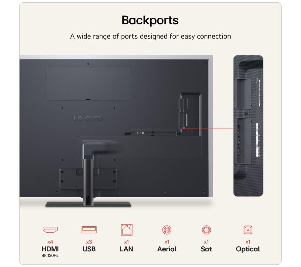 LG G6 65" OLED AI 4K HDR Smart TV 2026 (Stand Version) - OLED65G66LS image number 15 of 29