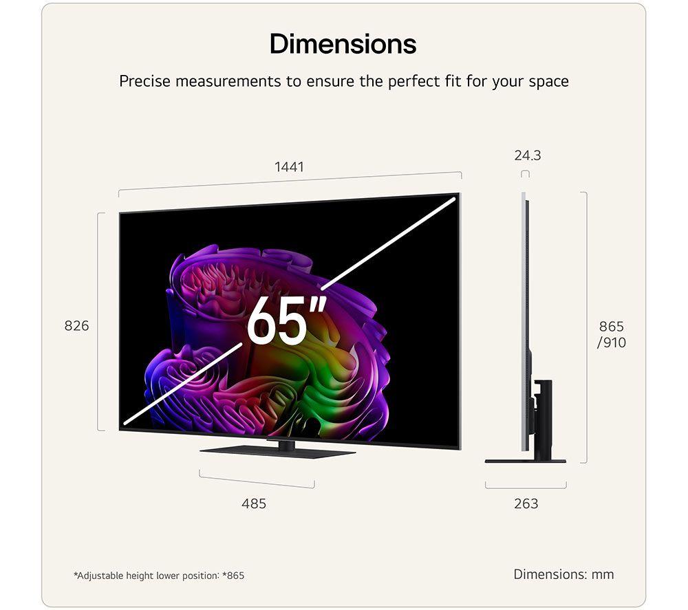 LG G6 65" OLED AI 4K HDR Smart TV 2026 (Stand Version) - OLED65G66LS image number 17 of 29