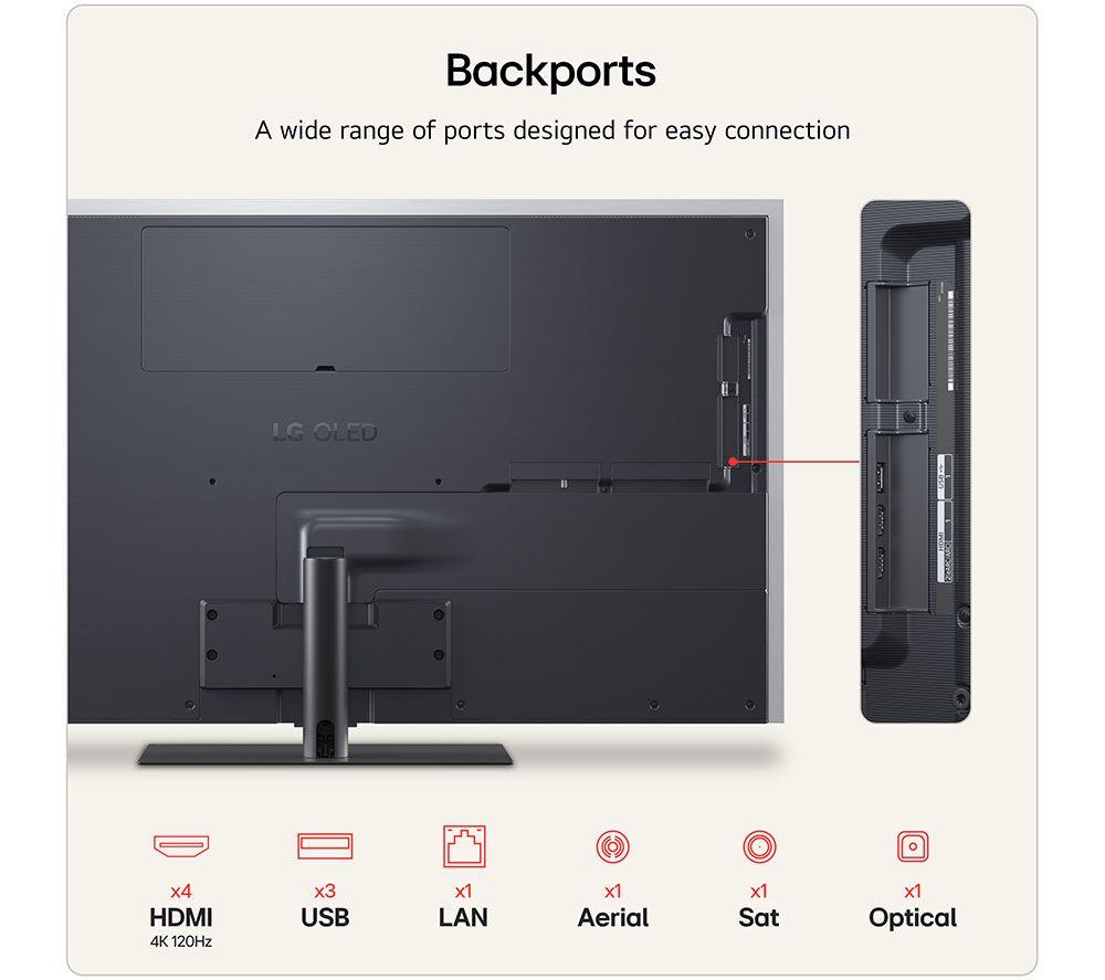 LG G6 55" OLED AI 4K HDR Smart TV 2026 (Stand Version) - OLED55G66LS image number 29 of 29