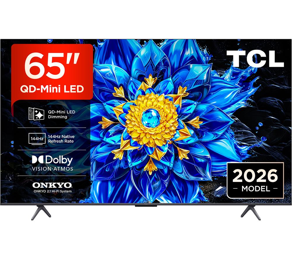 65inch TCL P8L  QD-Mini LED 4K HDR Smart Google TV 2026 - 65P8L-UK