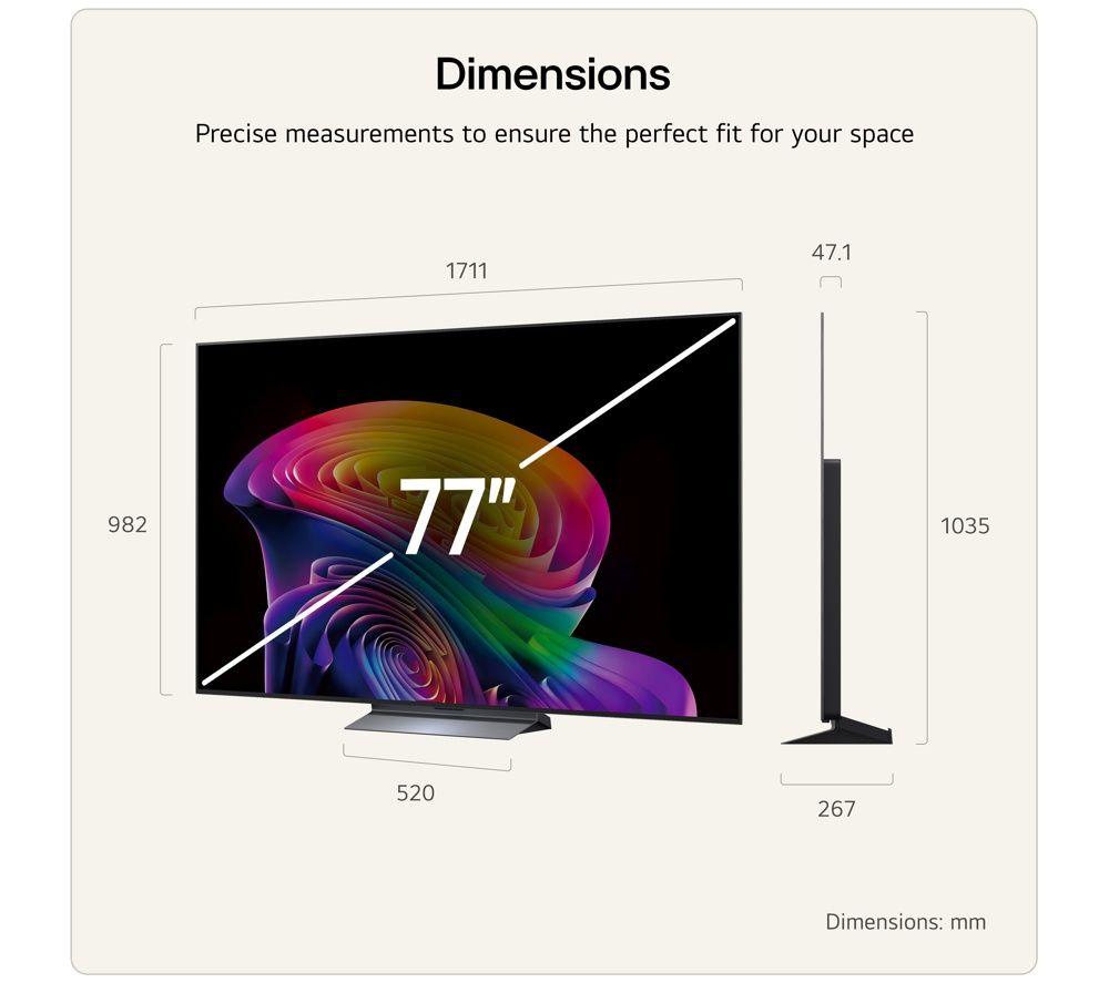 LG C6 77" OLED AI 4K HDR Smart TV 2026 - OLED77C64LA image number 3 of 29
