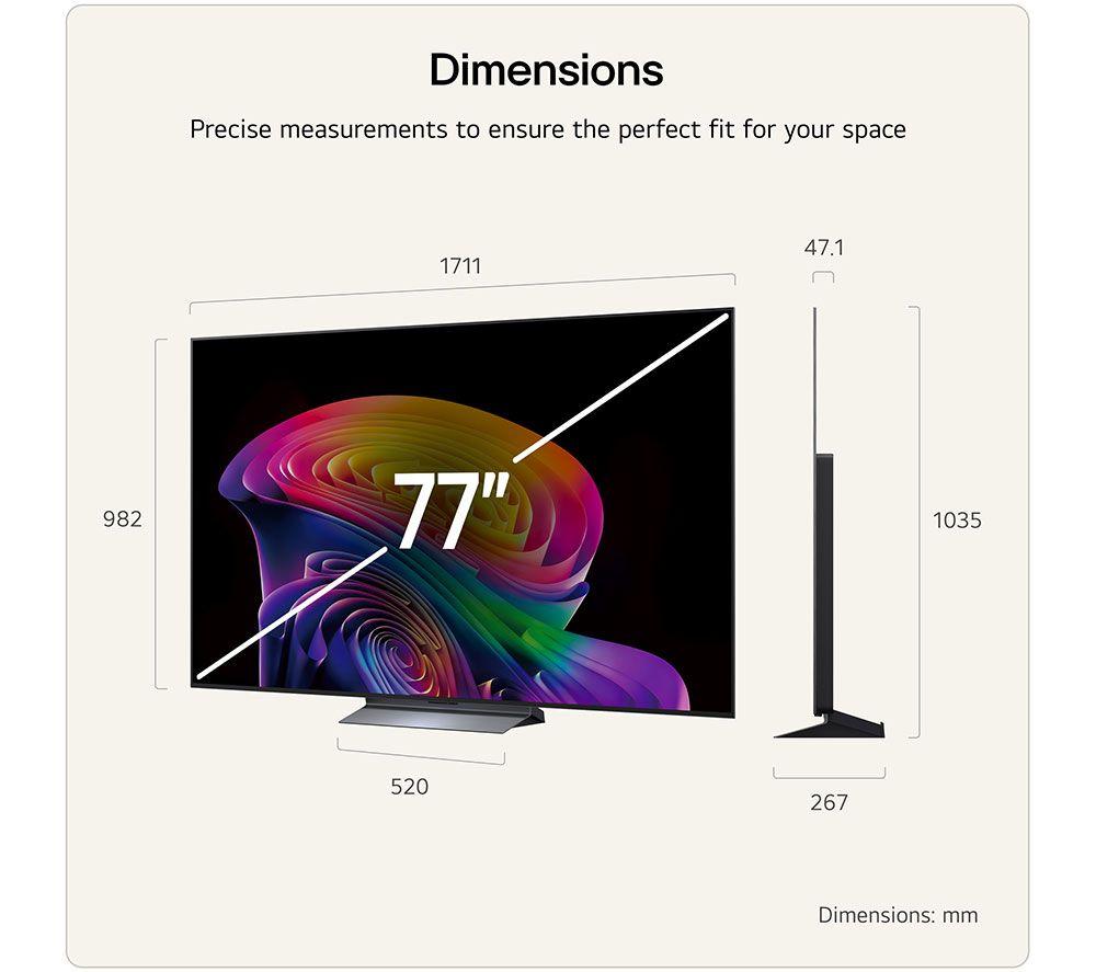 LG C6 77" OLED AI 4K HDR Smart TV 2026 - OLED77C64LA image number 17 of 29