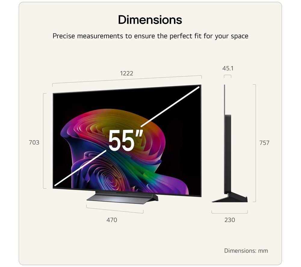 LG C6 55" OLED AI 4K HDR Smart TV 2026 - OLED55C64LA image number 6 of 20