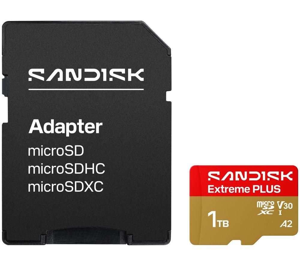 SANDISK Extreme Plus Class 10 microSDXC Memory Card - 1 TB