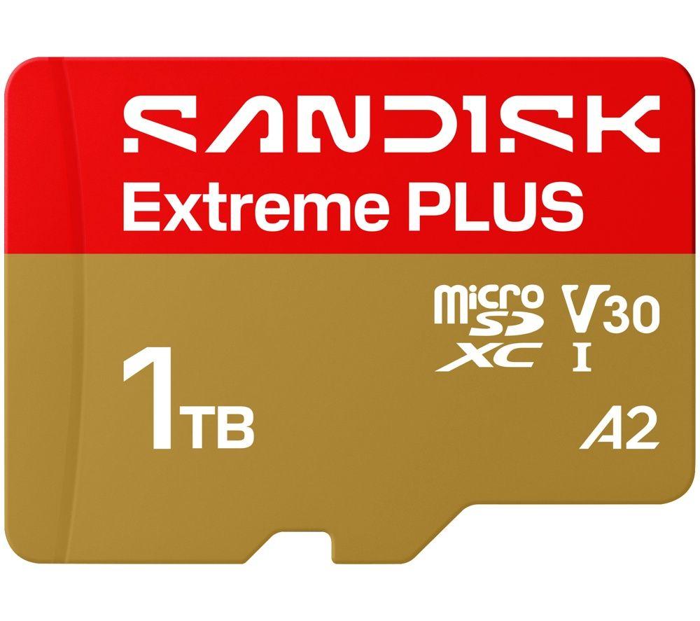 SANDISK Extreme Plus Class 10 microSDXC Memory Card - 1 TB image number 4 of 4