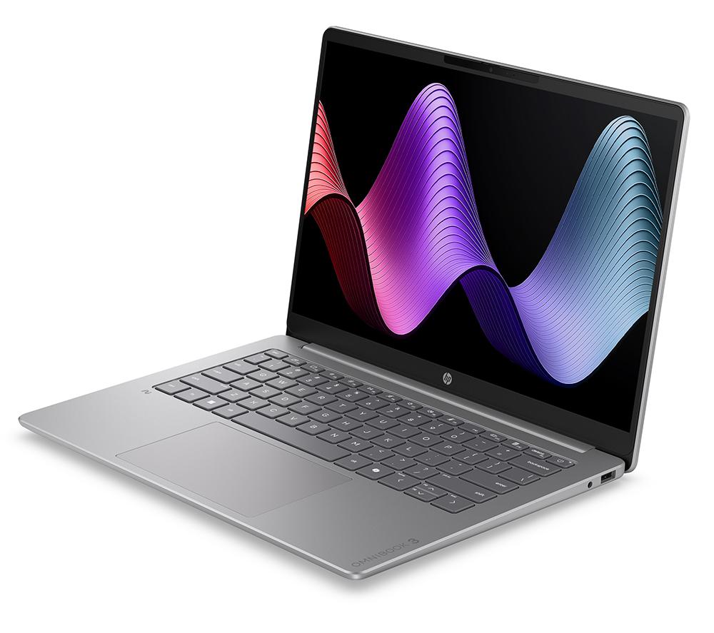 HP OmniBook 3 OLED 14" Laptop - Snapdragon X, 512 GB SSD, Silver image number 24 of 27