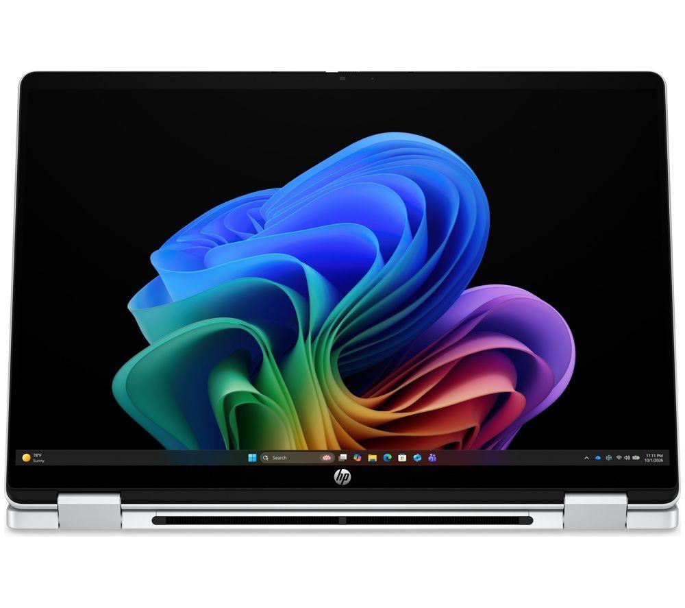 HP OmniBook 5 Flip NGAI 14" 2 in 1 Laptop - Intel&reg; Core&trade; Ultra 5, 512 GB SSD, Silver image number 2 of 10