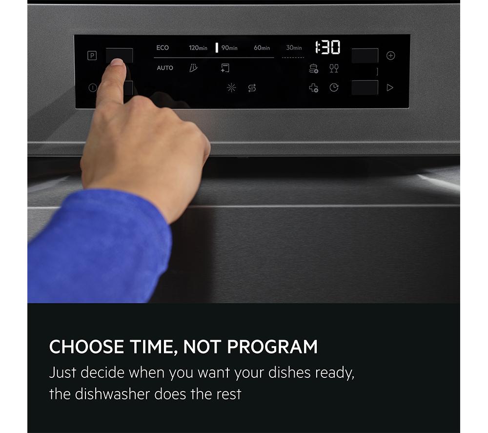 AEG GF5200D1SNW Full-size Freestanding Dishwasher - White image number 4 of 9