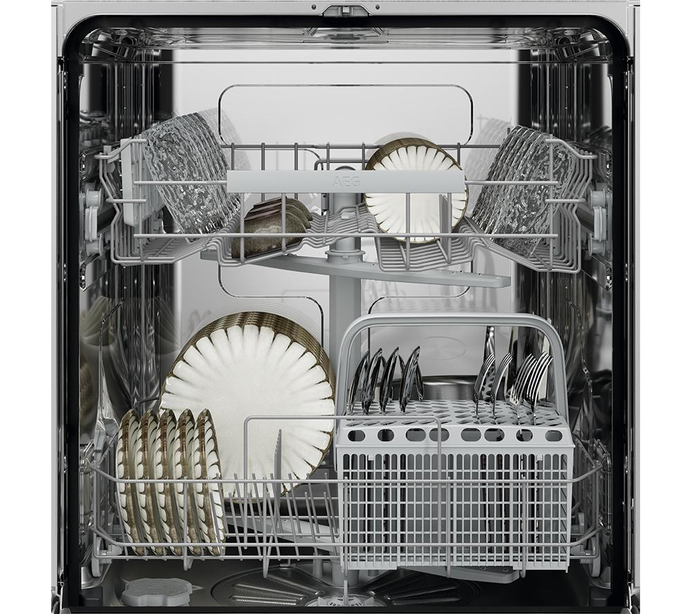 AEG GF5200D1SNW Full-size Freestanding Dishwasher - White image number 7 of 9