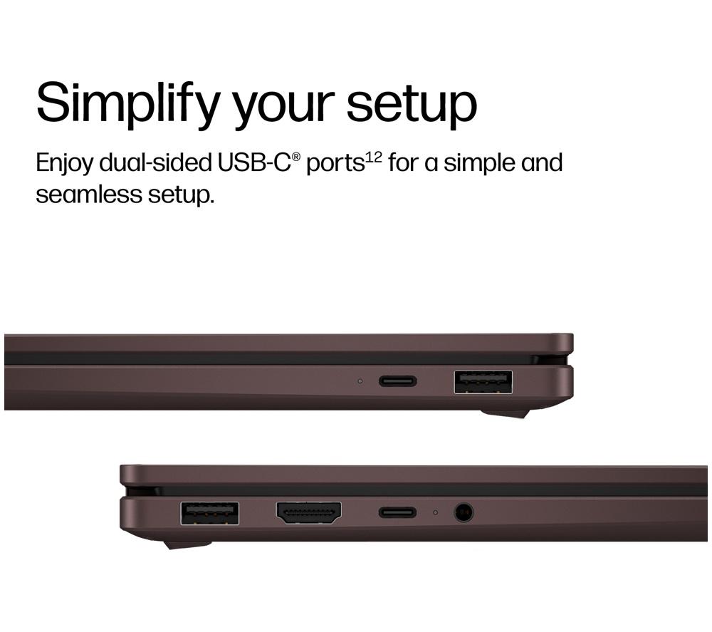 HP OmniBook X Flip NGAI 14" 2 in 1 Laptop - AMD Ryzen AI 5, 512 GB SSD, Brown image number 11 of 28