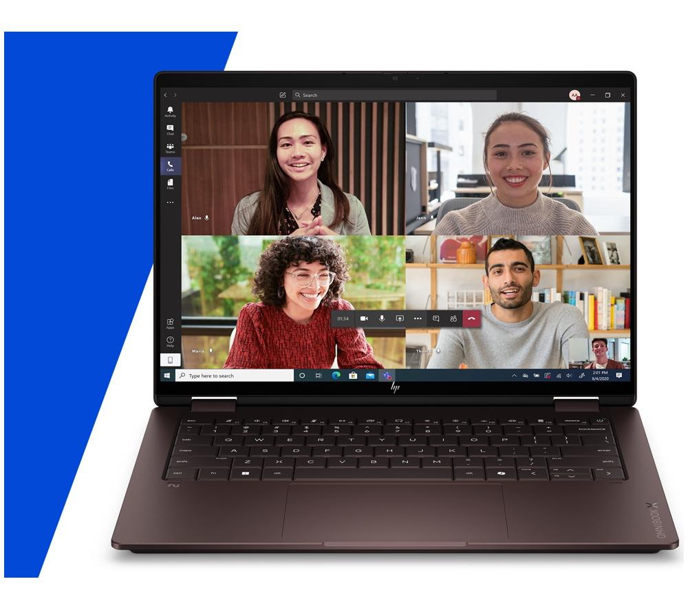 HP OmniBook X Flip NGAI 14" 2 in 1 Laptop - AMD Ryzen AI 5, 512 GB SSD, Brown image number 19 of 28
