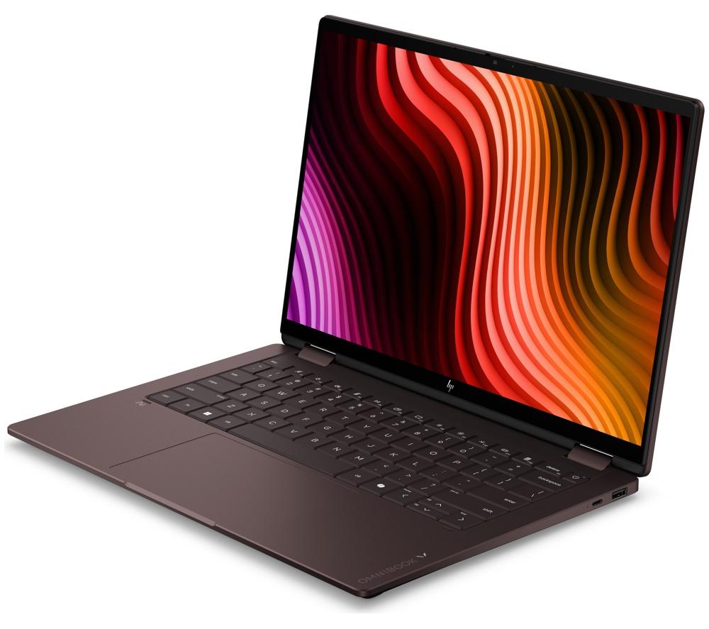 HP OmniBook X Flip NGAI 14" 2 in 1 Laptop - AMD Ryzen AI 5, 512 GB SSD, Brown image number 25 of 28