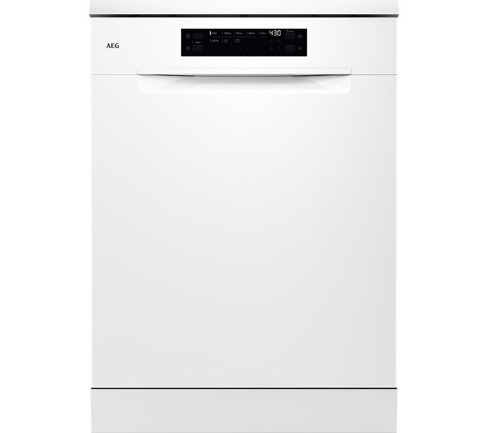 AEG GF6100C2SNW Full-size Freestanding Dishwasher - White