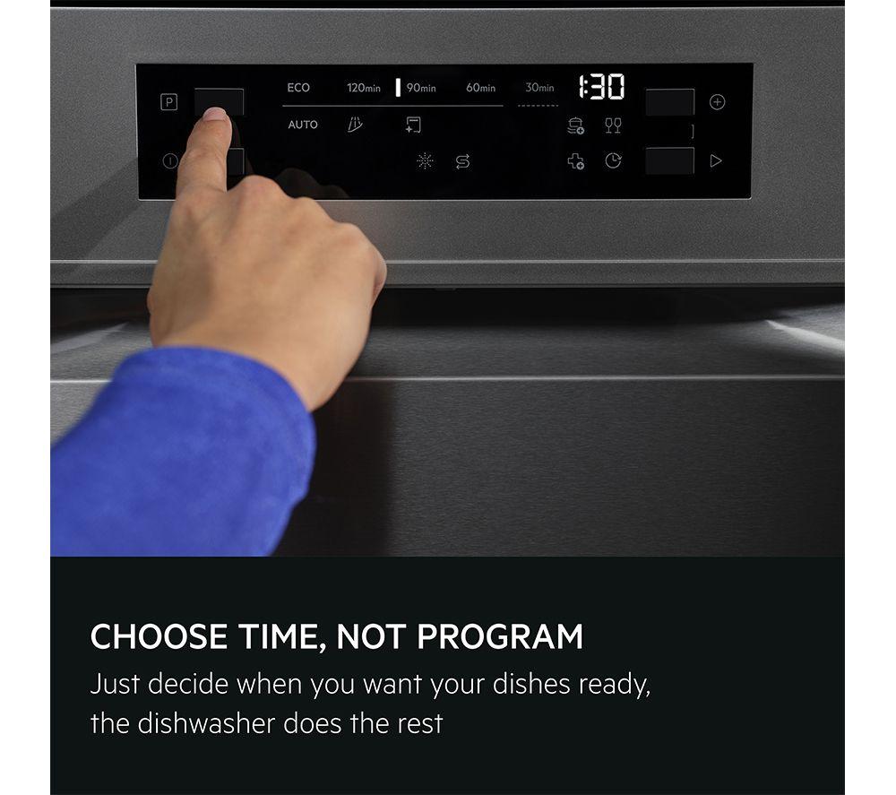 AEG GF6100C2SNW Full-size Freestanding Dishwasher - White image number 3 of 8