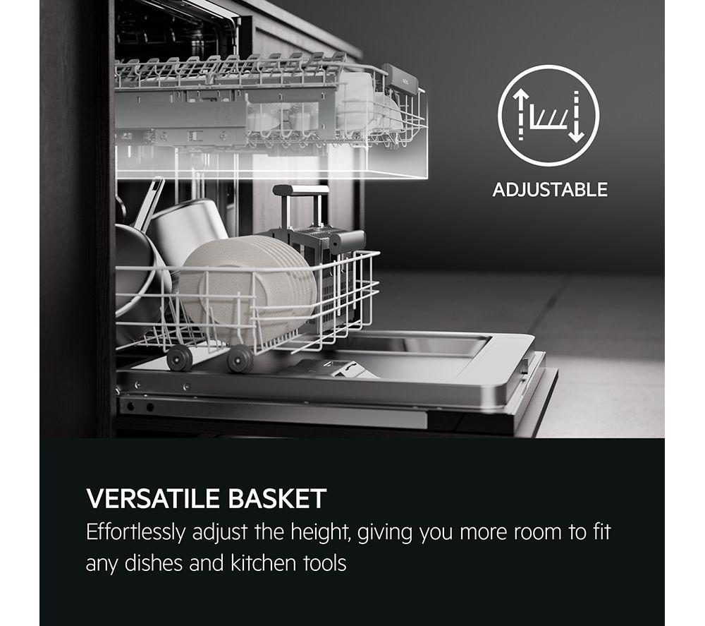 AEG GF6100C2SNW Full-size Freestanding Dishwasher - White image number 6 of 8