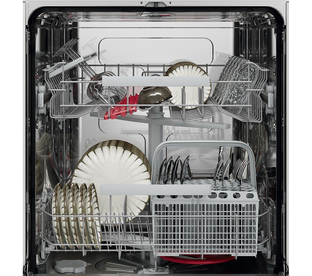 AEG GF6100C2SNW Full-size Freestanding Dishwasher - White image number 8 of 8