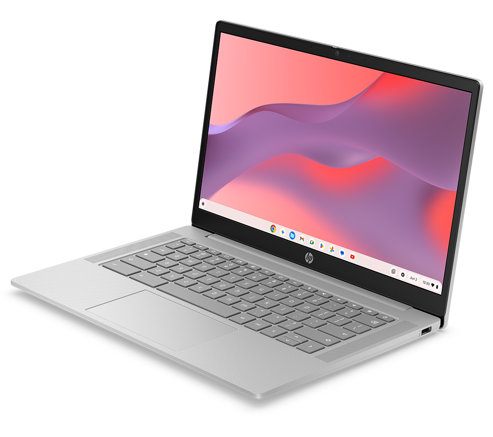 HP 14a-nm0007sax 14" Chromebook - MediaTek Kompanio 540, 128 GB UFS, Grey image number 16 of 19
