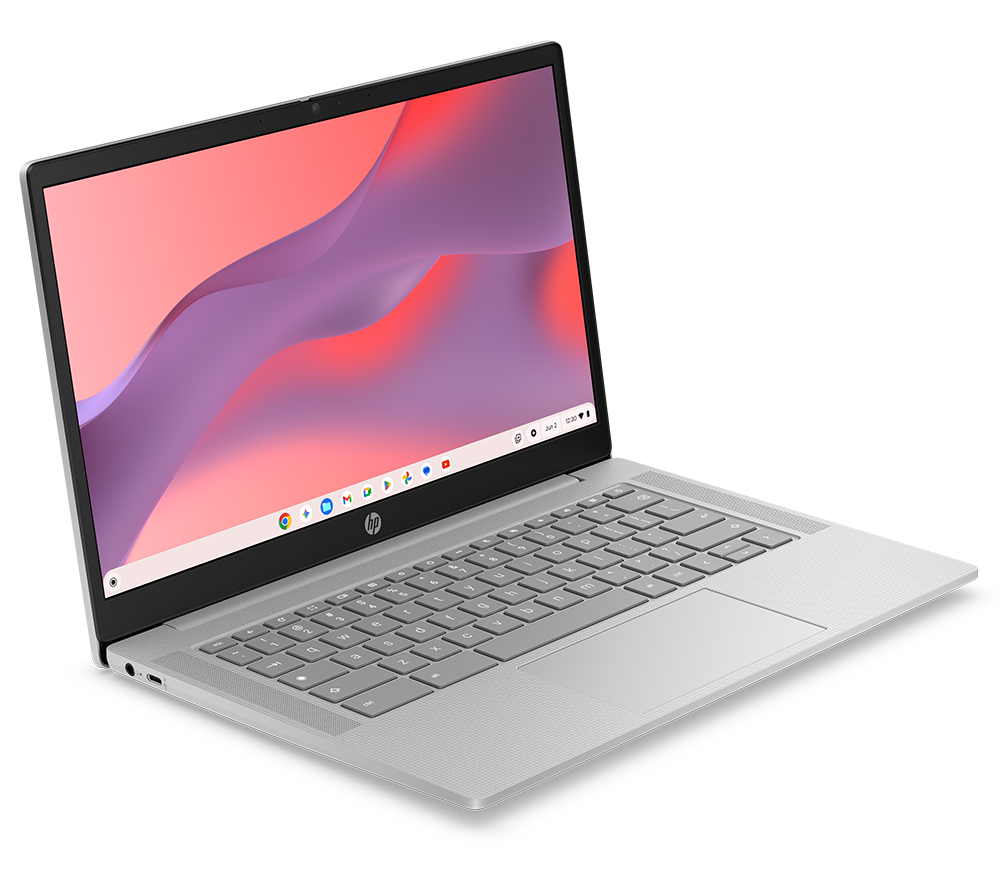 HP 14a-nm0007sax 14" Chromebook - MediaTek Kompanio 540, 128 GB UFS, Grey image number 17 of 19