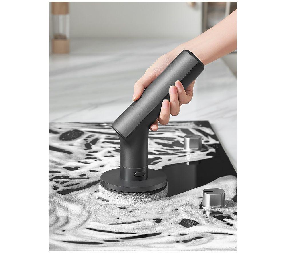 HOTO HFE0003GL Electric Spin Scrubber - Black & Silver image number 3 of 5
