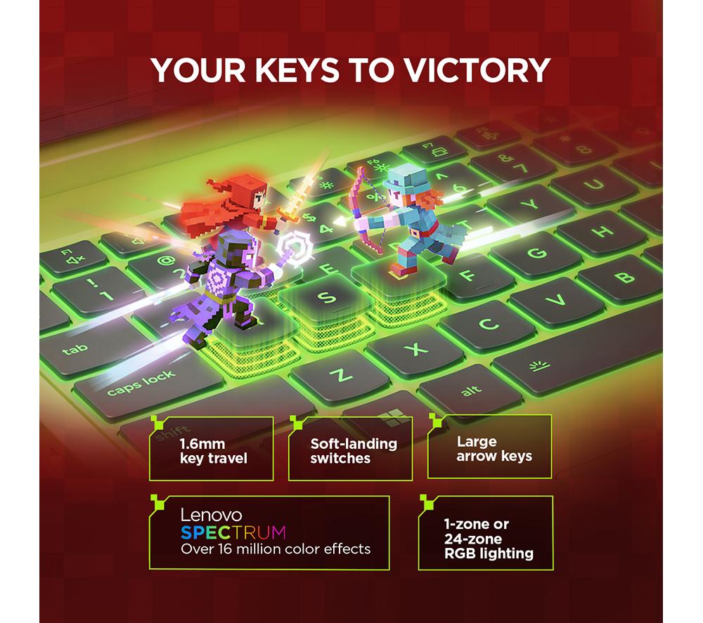 LENOVO LOQ 15.3" Gaming Laptop - AMD Ryzen 7, RTX 5050, 512 GB SSD image number 15 of 16