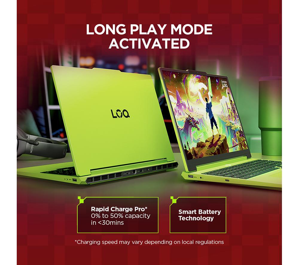 LENOVO LOQ 15.3" Gaming Laptop - AMD Ryzen 7, RTX 5050, 512 GB SSD image number 16 of 16