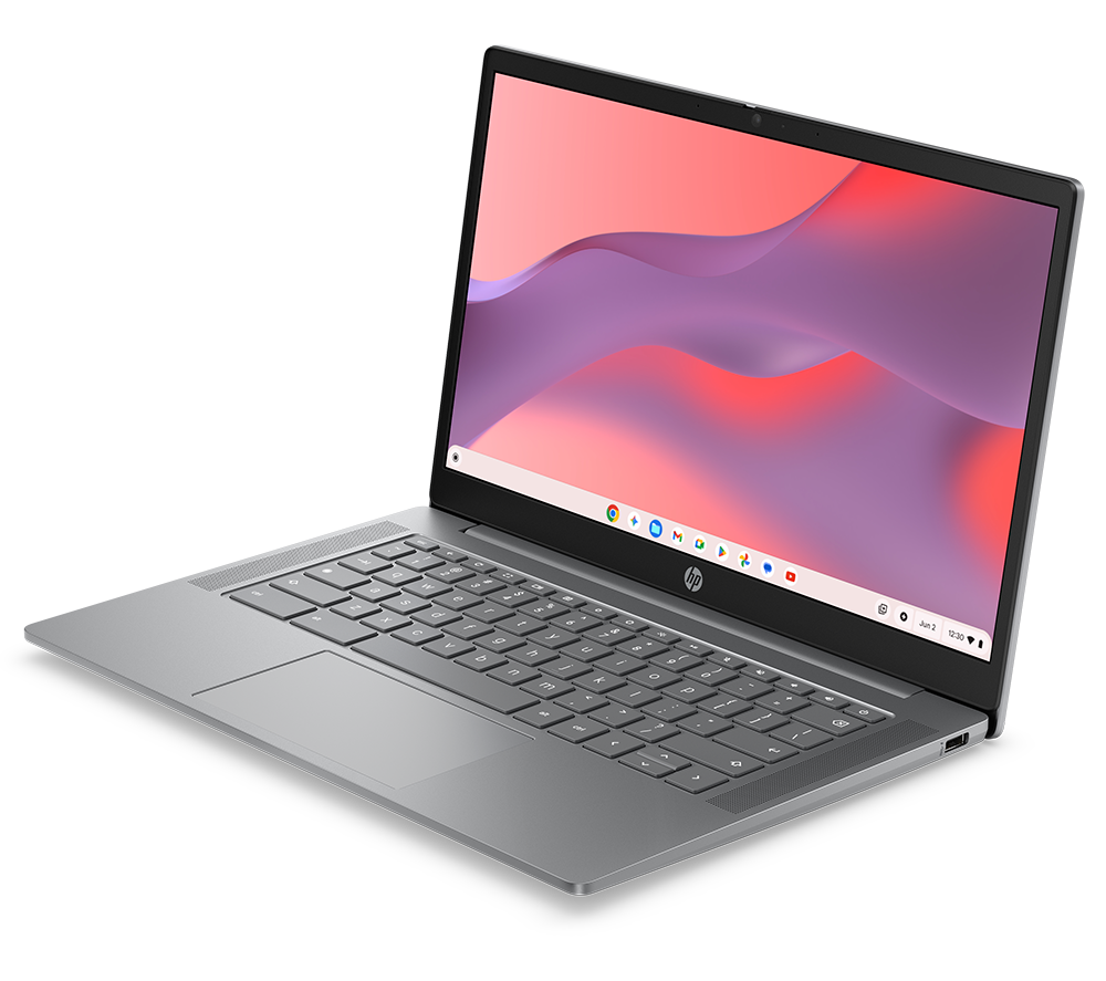 HP 14a-nm0000sax 14" Chromebook - MediaTek Kompanio 540, 64 GB eMMC, Grey image number 17 of 20