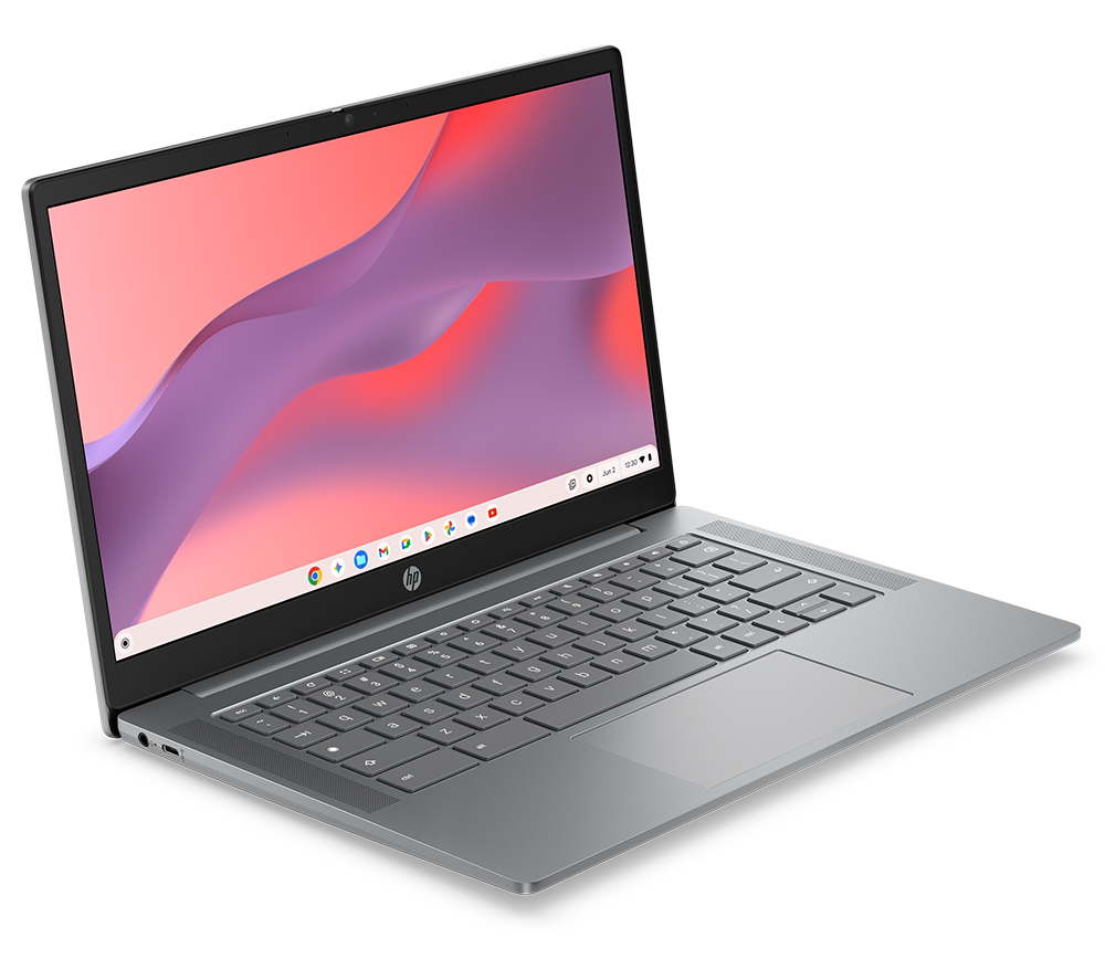 HP 14a-nm0000sax 14" Chromebook - MediaTek Kompanio 540, 64 GB eMMC, Grey image number 18 of 20