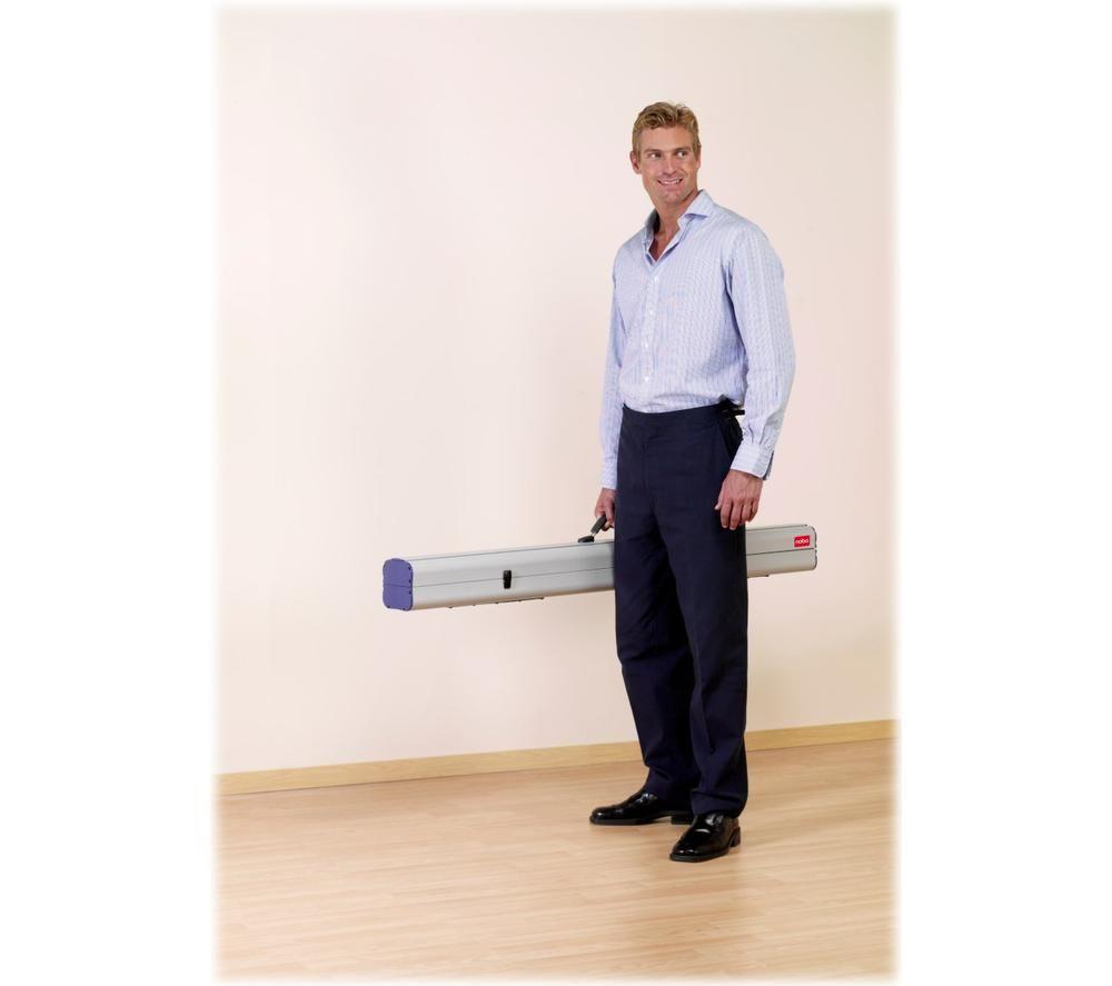NOBO 80" Pull-up Floor Standing Projector Screen image number 3 of 18