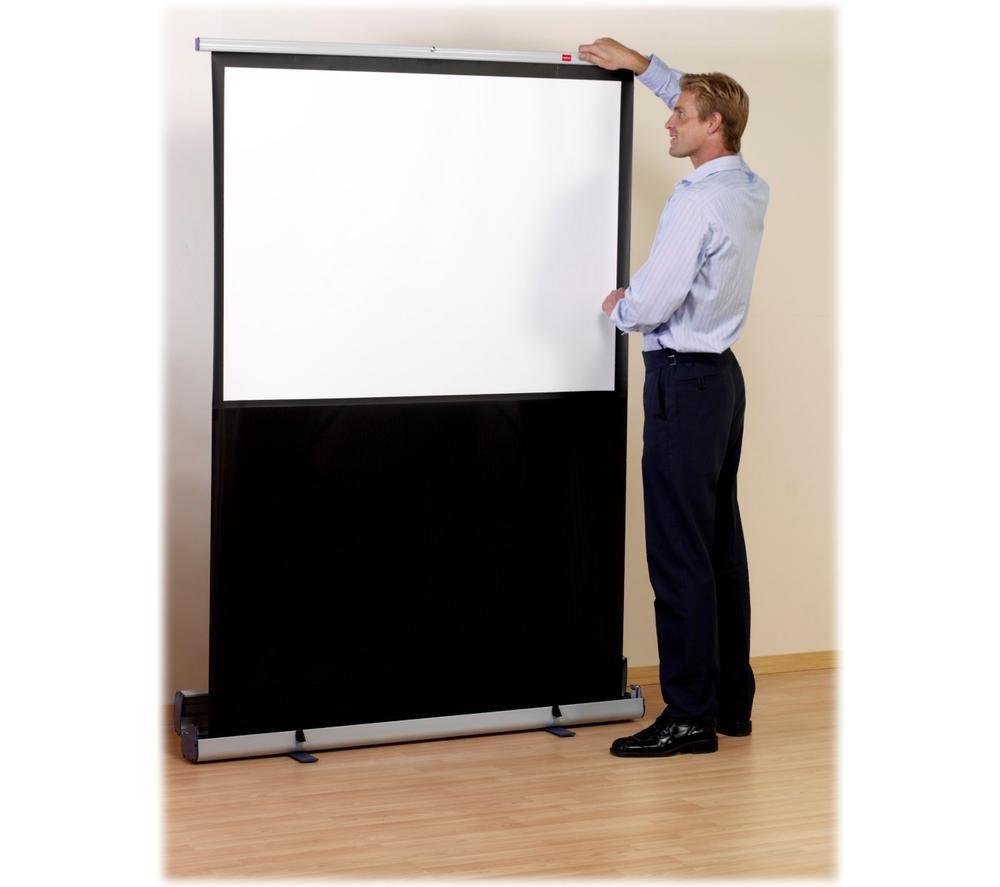 NOBO 80" Pull-up Floor Standing Projector Screen image number 5 of 18
