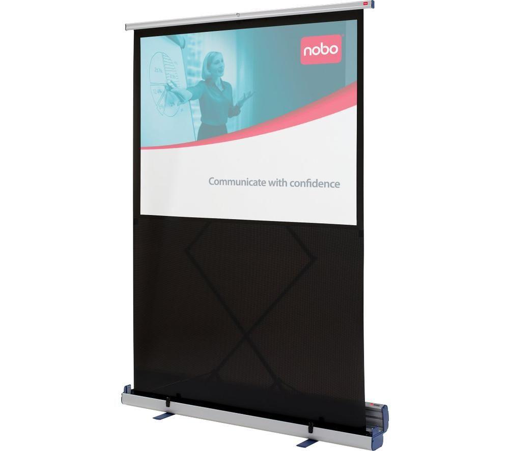 NOBO 80" Pull-up Floor Standing Projector Screen image number 13 of 18