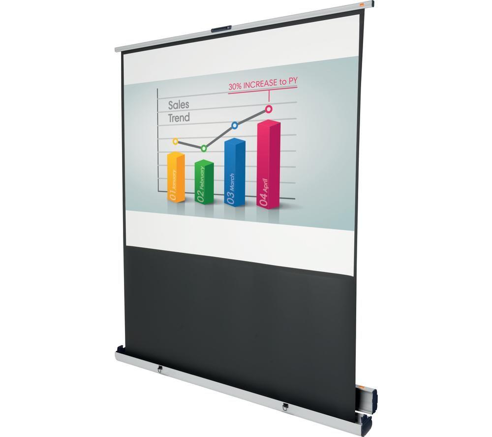 NOBO 80" Pull-up Floor Standing Projector Screen image number 17 of 18
