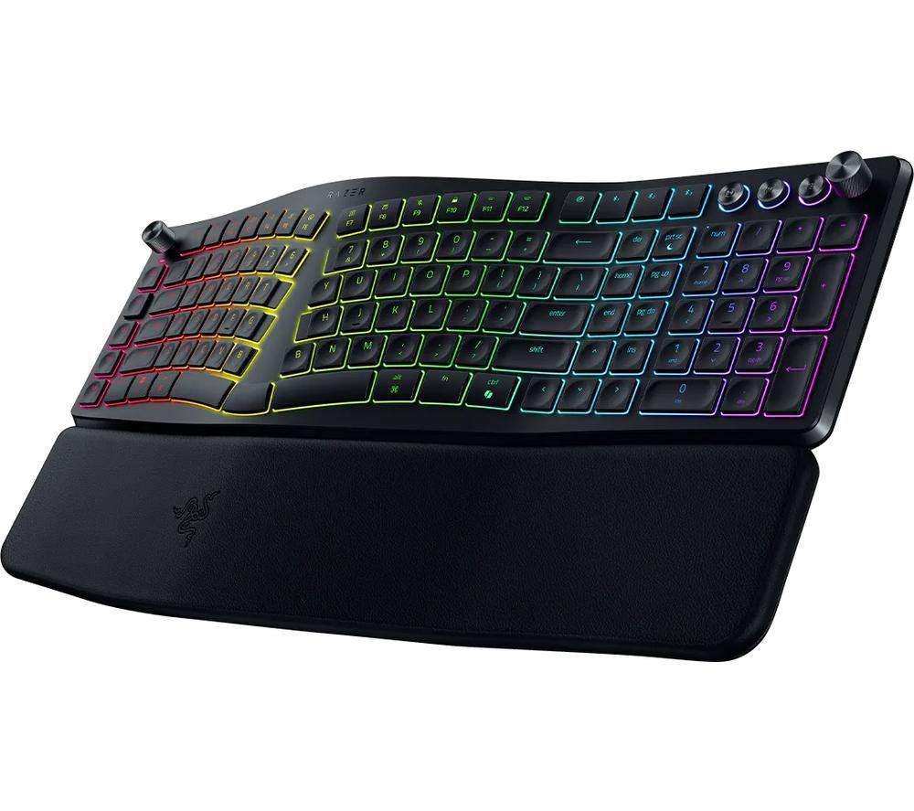 Razer Pro Type Ergo Wireless Gaming Keyboard - Black, Black