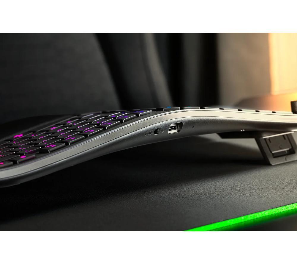RAZER Pro Type Ergo Wireless Gaming Keyboard - Black image number 3 of 6