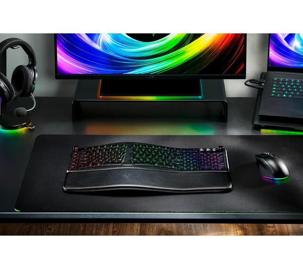 RAZER Pro Type Ergo Wireless Gaming Keyboard - Black image number 4 of 6